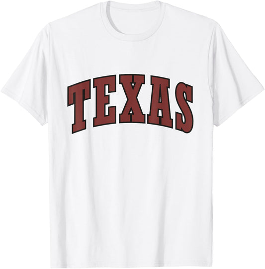 Texas State Athletic Sports T-Shirt - T-Shirt | White