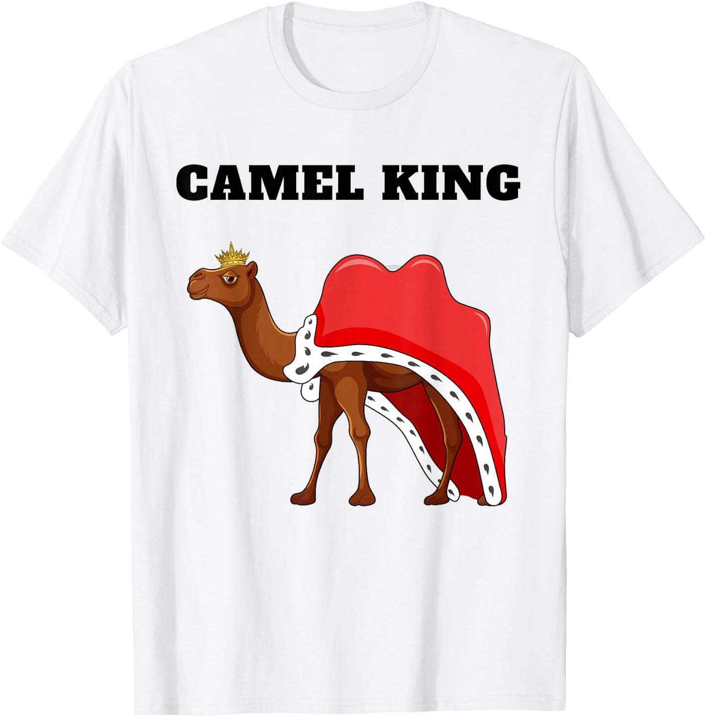 Camel King | Boys Camel Lover Design | Camel T-Shirt - T-Shirt | White