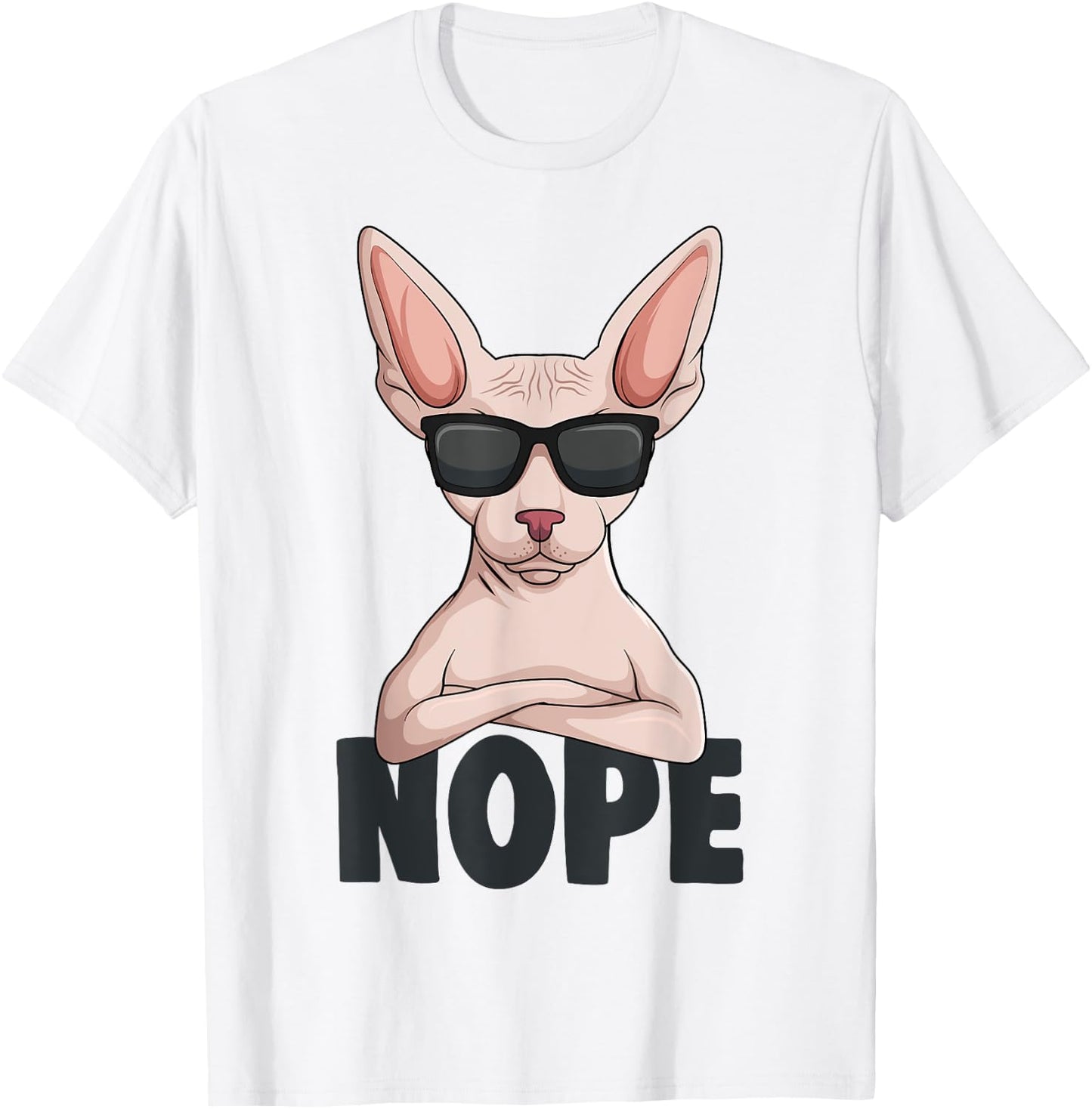 Sphynx Cat Sphinx Hairless Cat Women Girls Kids T-Shirt - T-Shirt | White