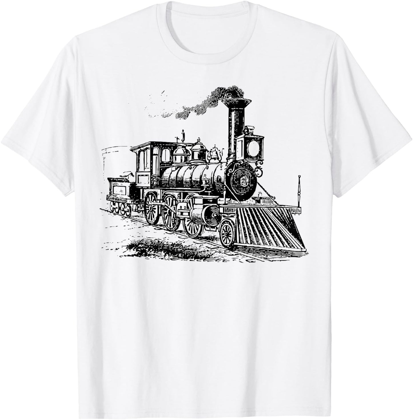 Sheldon Retro Vintage Train Steam Locomotive History Teacher Women Girls Kids T-Shirt - T-Shirt | White