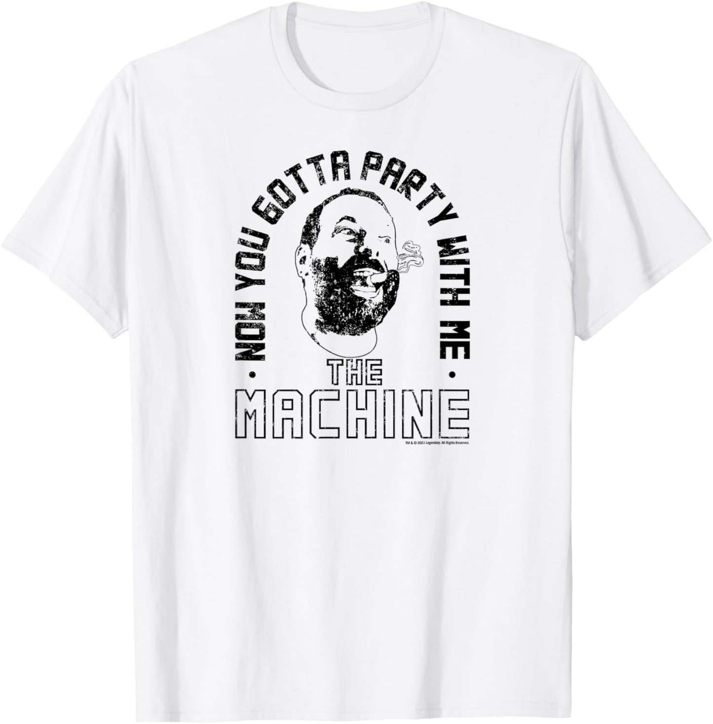 The Machine Now You Gotta Party With Me T-Shirt - T-Shirt | White