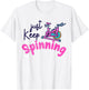 Spinning Class Indoor Rhythmic Cycling Spin Bike Workout T-Shirt - T-Shirt | White