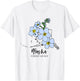 Alaska Forget-Me-Not Flower T-Shirt - T-Shirt | White