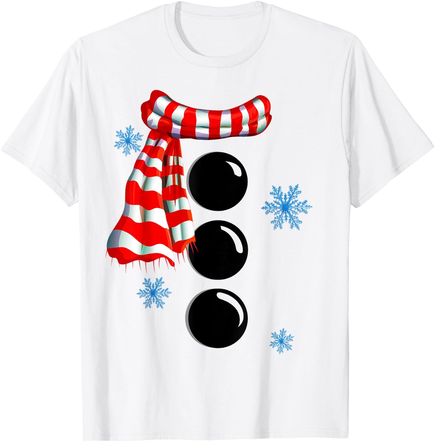 Snowflake Snowman Costumes Christmas Family Matching Kids T-Shirt - T-Shirt | White