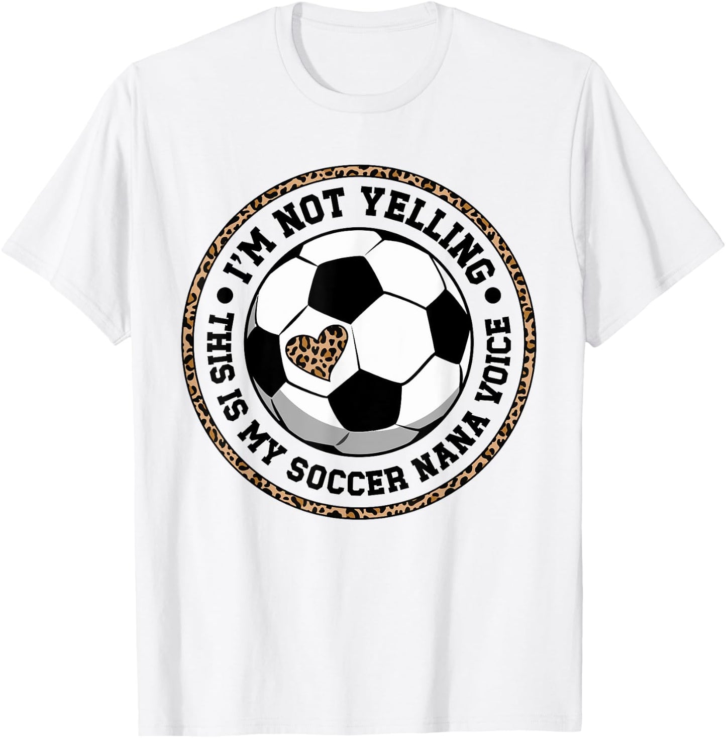 My Soccer Nana Voice Nana Of A Soccer Player Nana T-Shirt - T-Shirt | White
