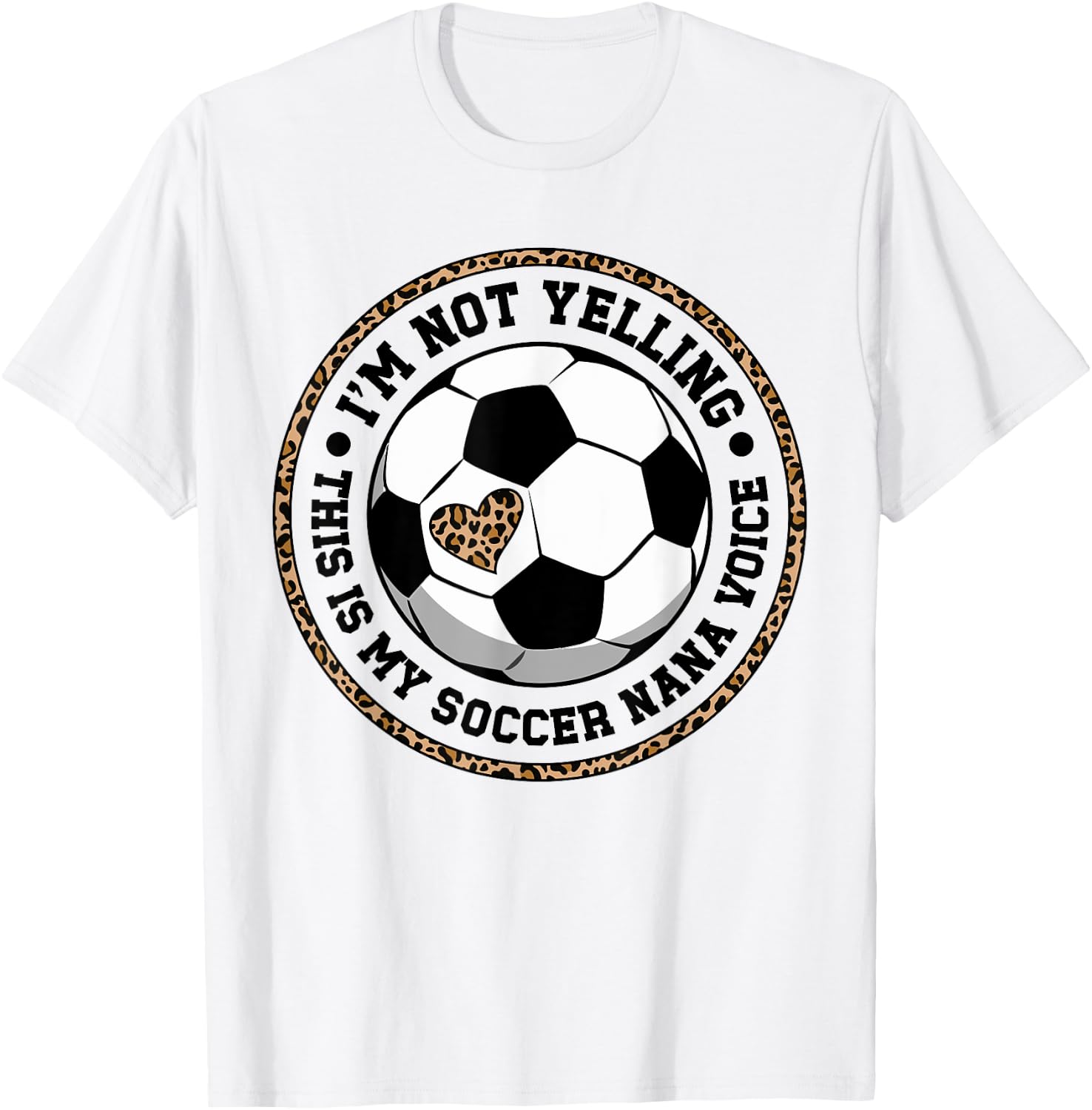 My Soccer Nana Voice Nana Of A Soccer Player Nana T-Shirt - T-Shirt | White