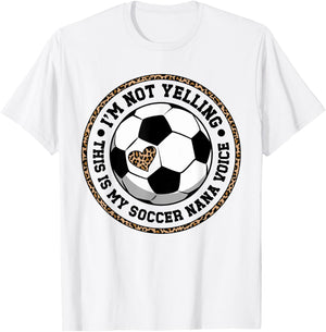 My Soccer Nana Voice Nana Of A Soccer Player Nana T-Shirt - T-Shirt | White