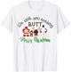 We Wish You Nothing But Merry Christmas Funny Santa Xmas T-Shirt - T-Shirt | White