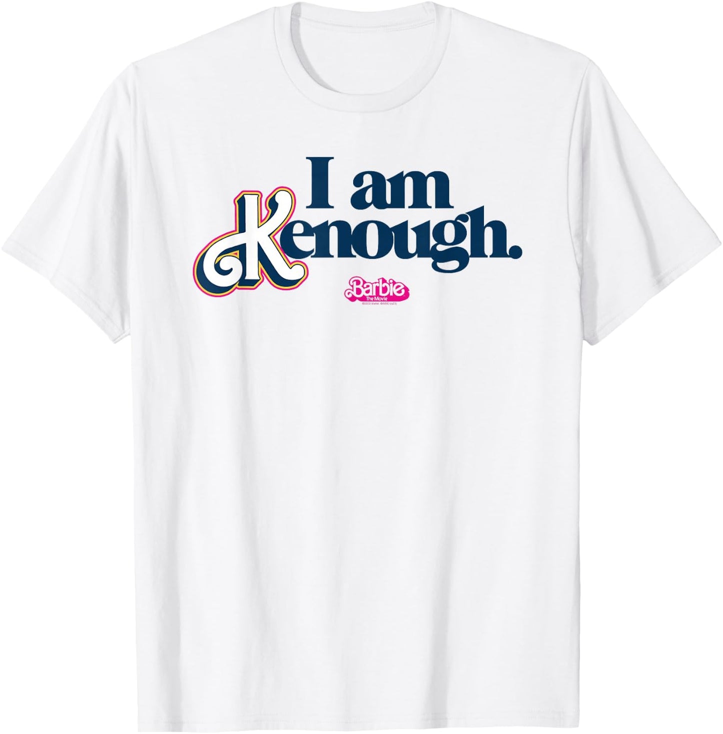 Barbie The Movie - I Am Kenough T-Shirt - T-Shirt | White