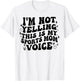 I’m Not Yelling This Is My Normal Sports Mom Voice Funny T-Shirt - T-Shirt | White