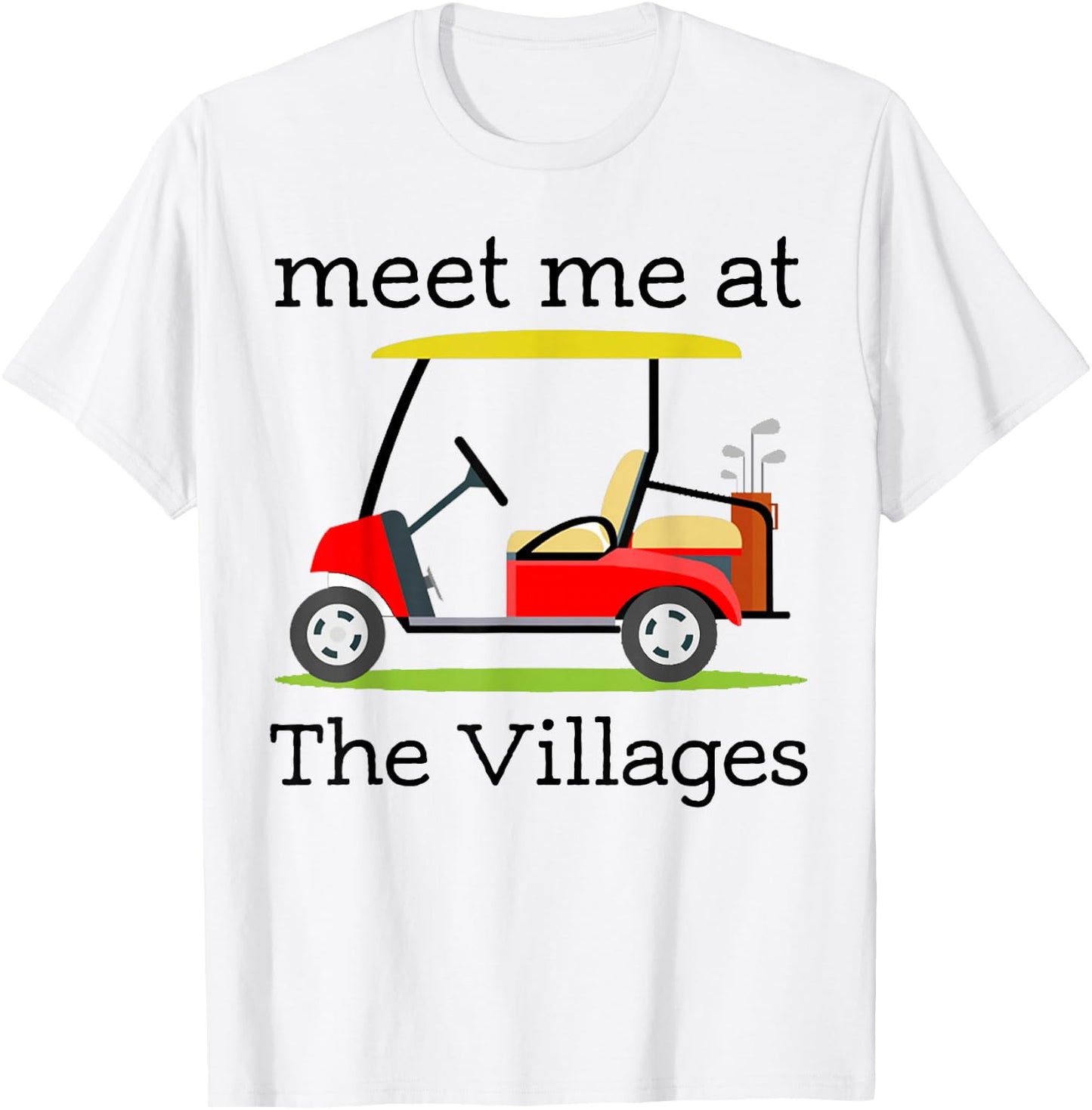 The Villages Florida Retirement Golf T-Shirt - T-Shirt | White