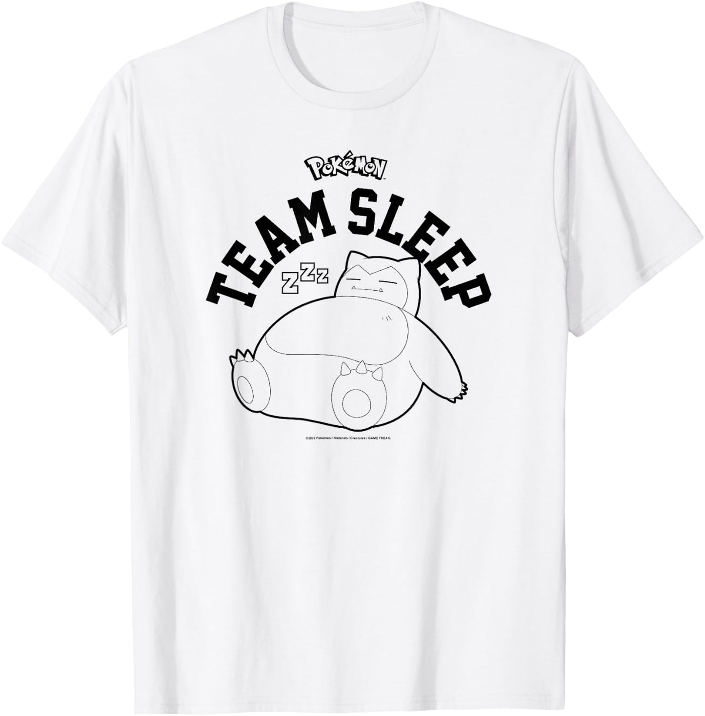 Pokémon - Snorlax Team Sleep T-Shirt - T-Shirt | White
