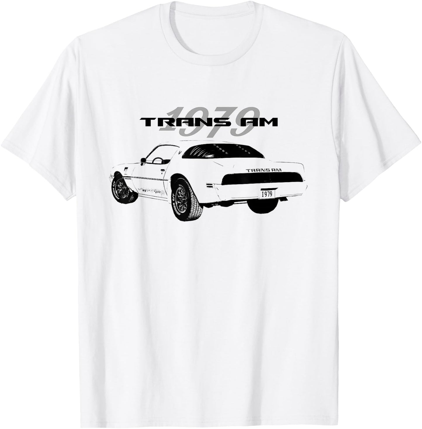 VINTAGE 1979 TRANS AM AMERICAN MUSCLE CARS, 70s CLASSIC CARS T-Shirt - T-Shirt | White