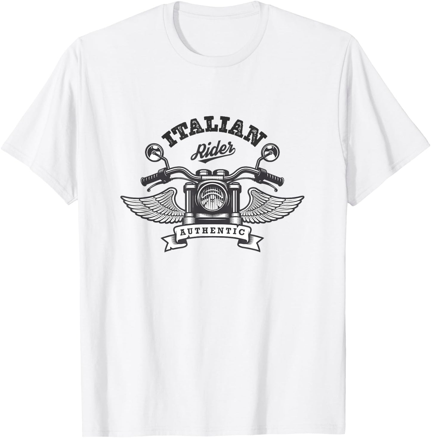 Italian Motorcycle T-Shirt - T-Shirt | White