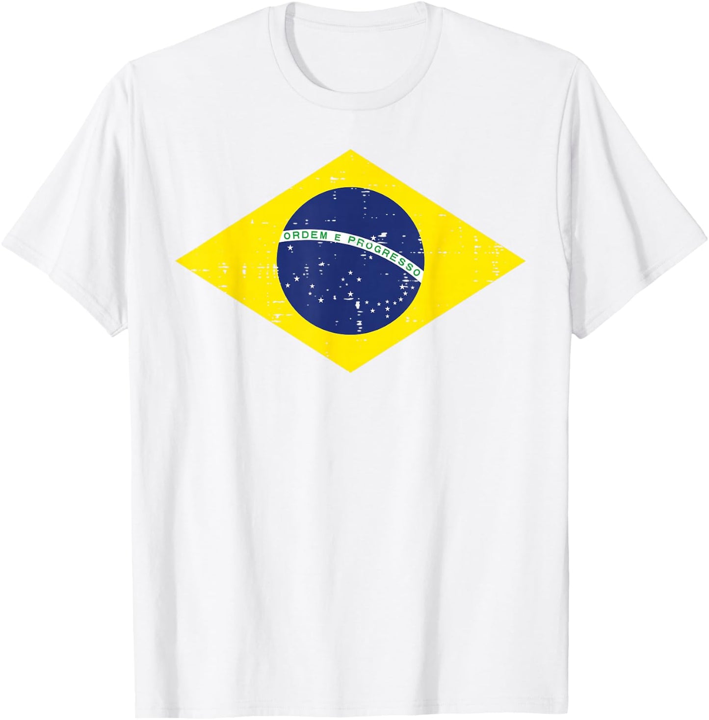 Green Brazil Flag Soccer Fan Men Women Boys Girls Kids T-Shirt - T-Shirt | White