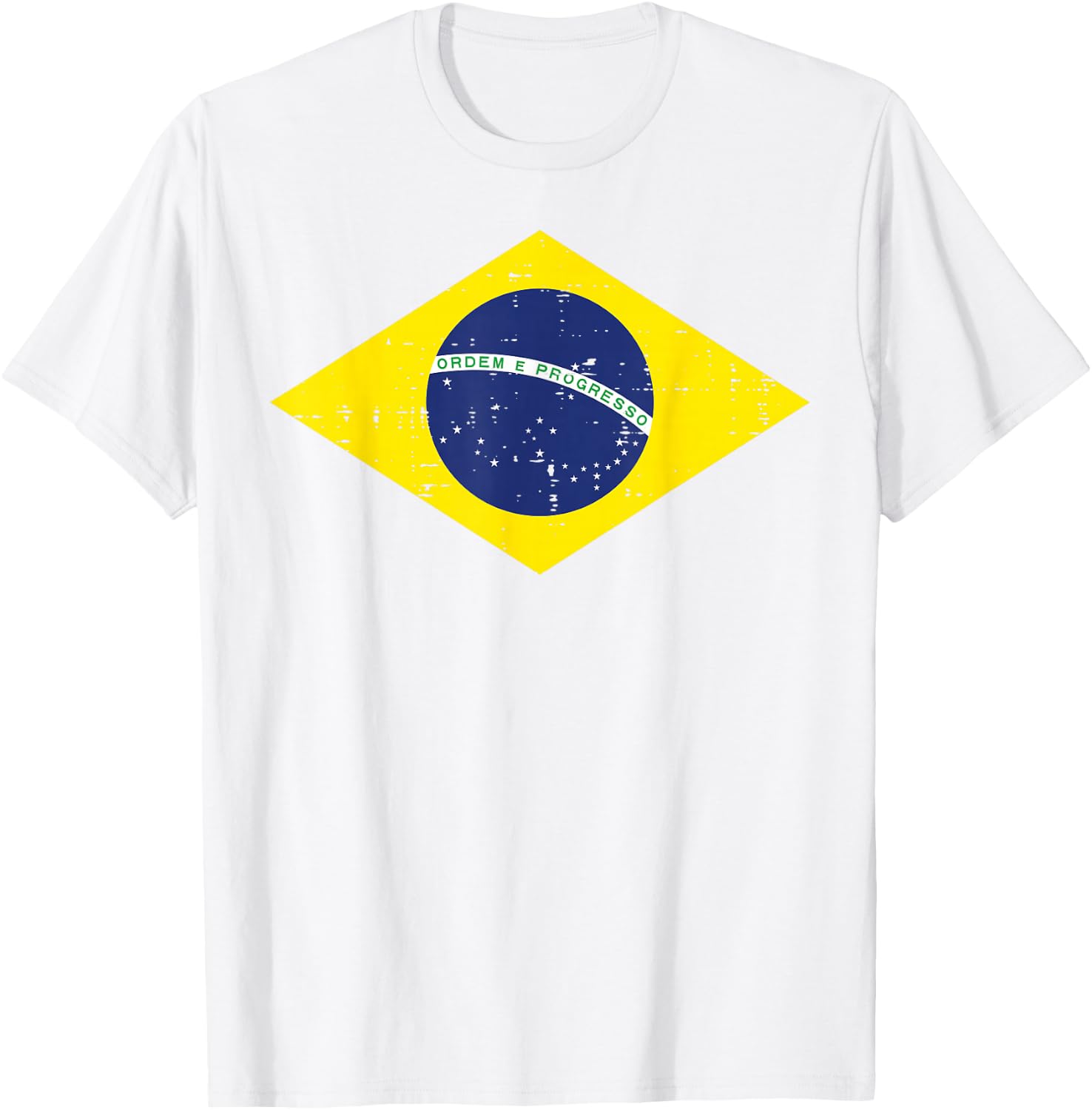 Green Brazil Flag Soccer Fan Men Women Boys Girls Kids T-Shirt - T-Shirt | White