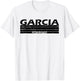 Garcia Surname Limited Edition Retro Vintage Style Sunset T-Shirt - T-Shirt | White