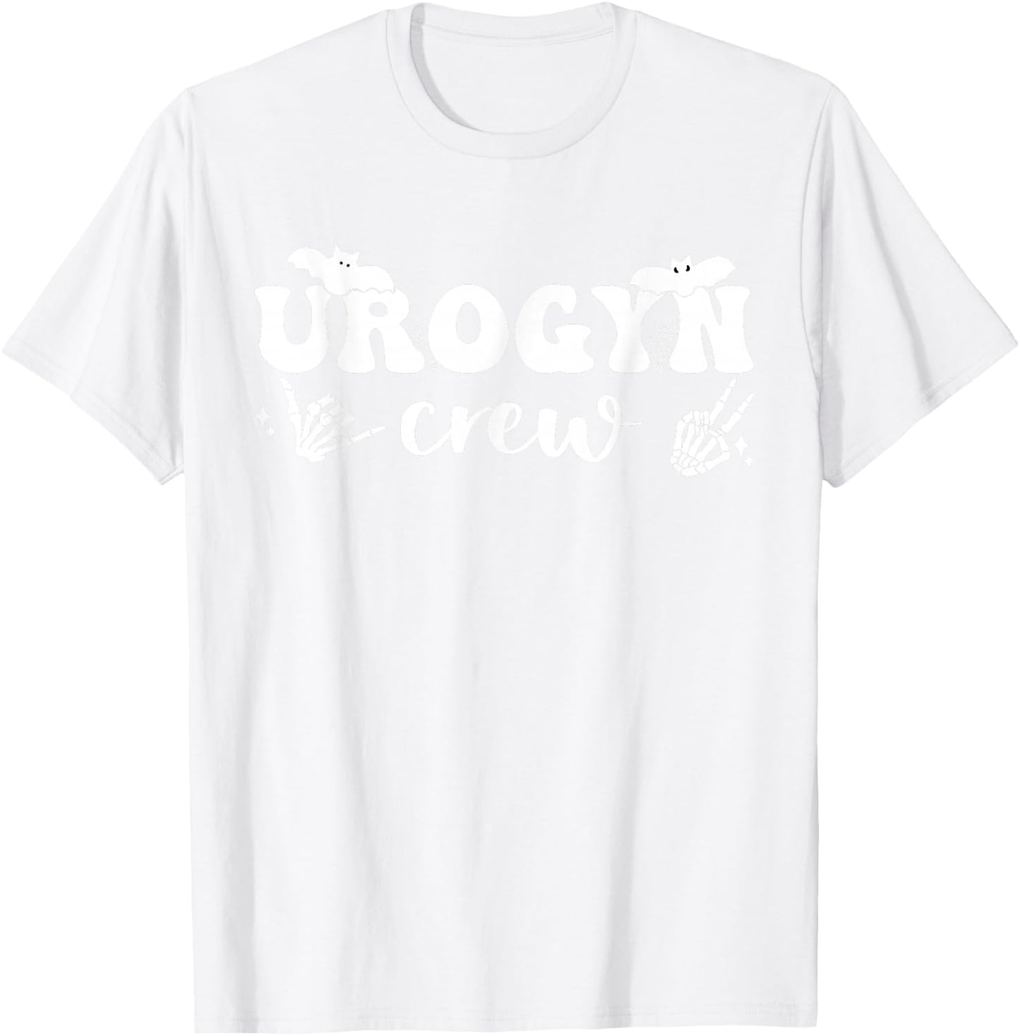 Halloween UROGYN Nurse Crew Spooky Urogynecology Nurse Squad T-Shirt - T-Shirt | White