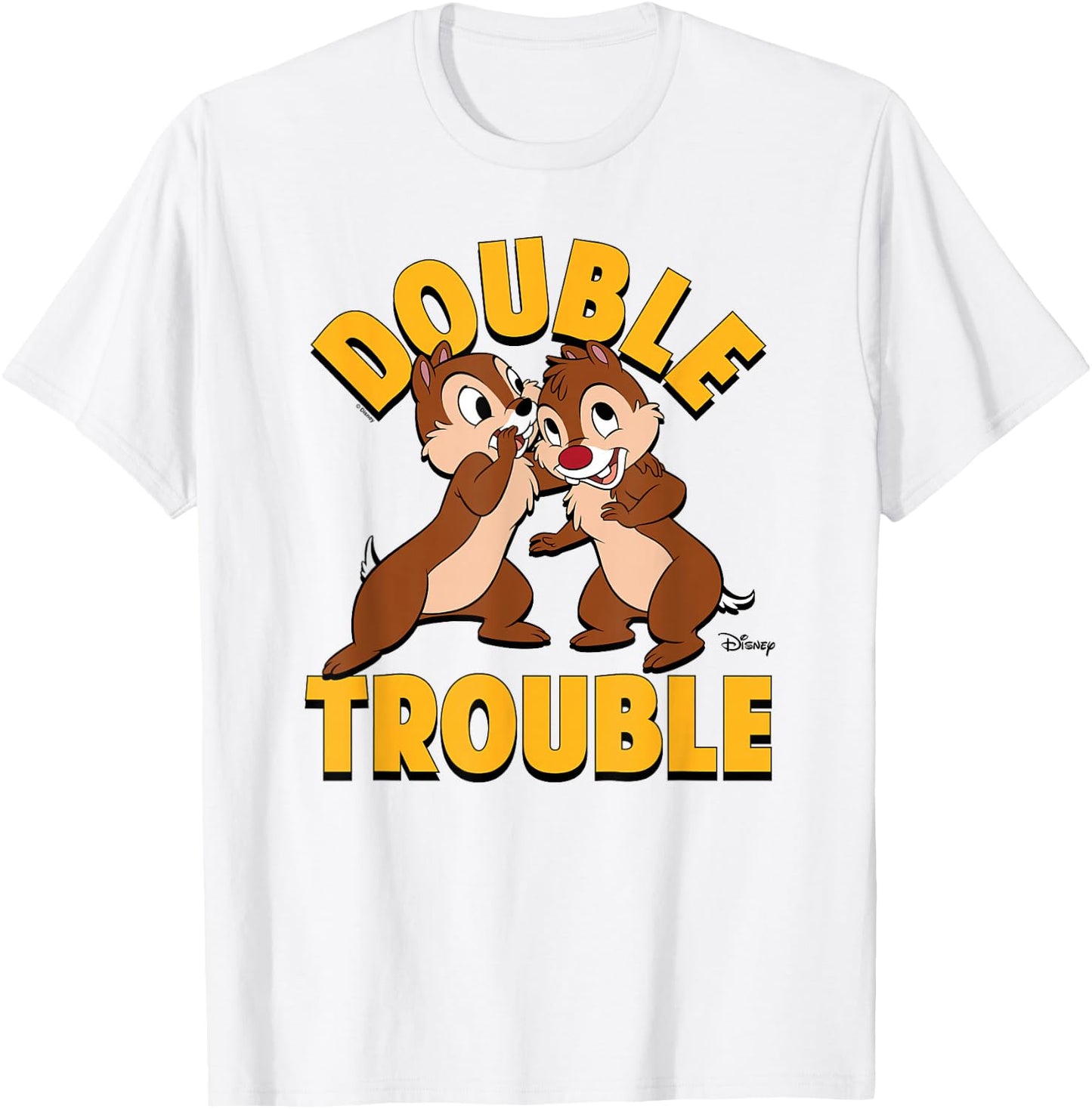 Chip 'N Dale Rescue Rangers - Double Trouble T-Shirt - T-Shirt | White