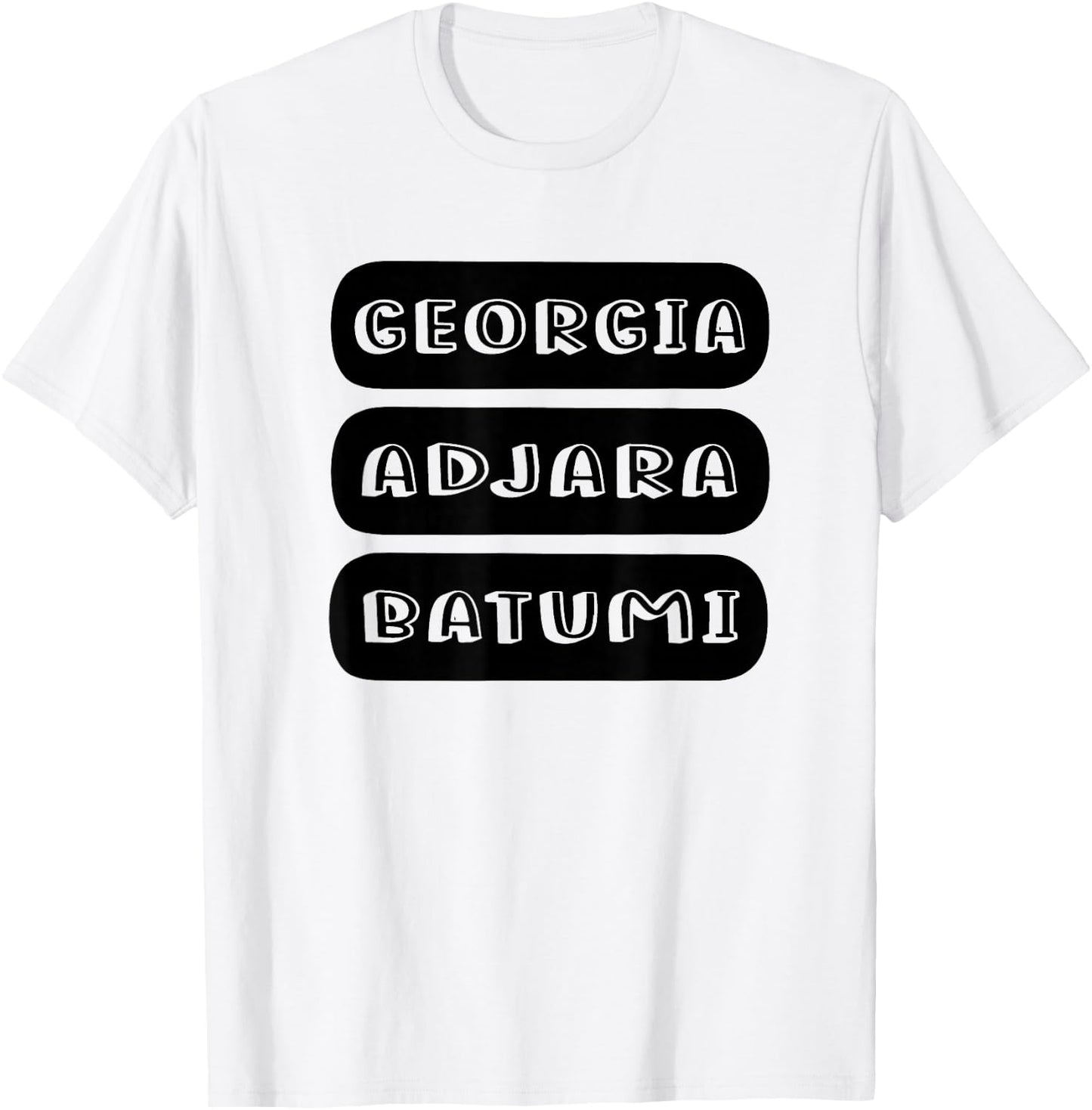 Georgia, Adjara, Batumi, Georgian T-Shirt - T-Shirt | White