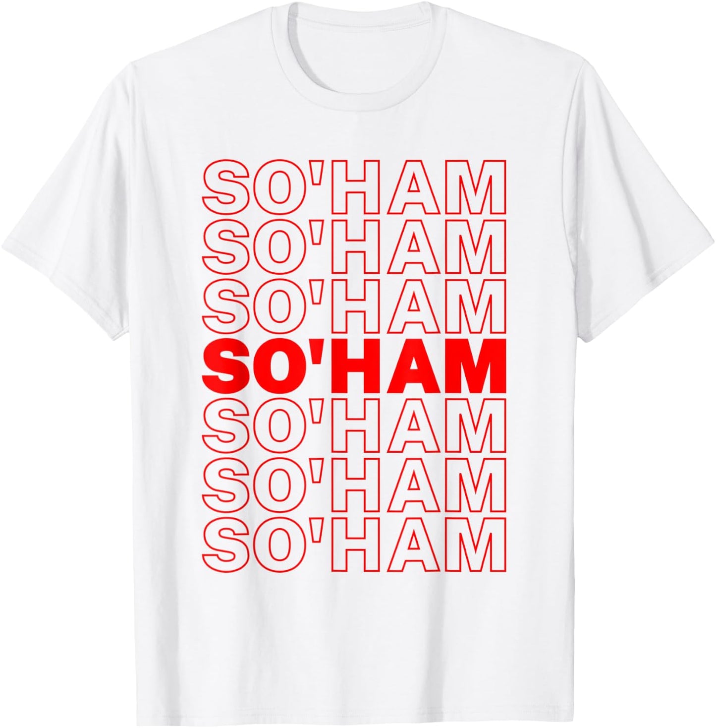 So'Ham Soham Meditation Mantra Hindu Yoga T-Shirt - T-Shirt | White