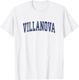 Villanova Pennsylvania PA Vintage Athletic Sports T-Shirt - T-Shirt | White