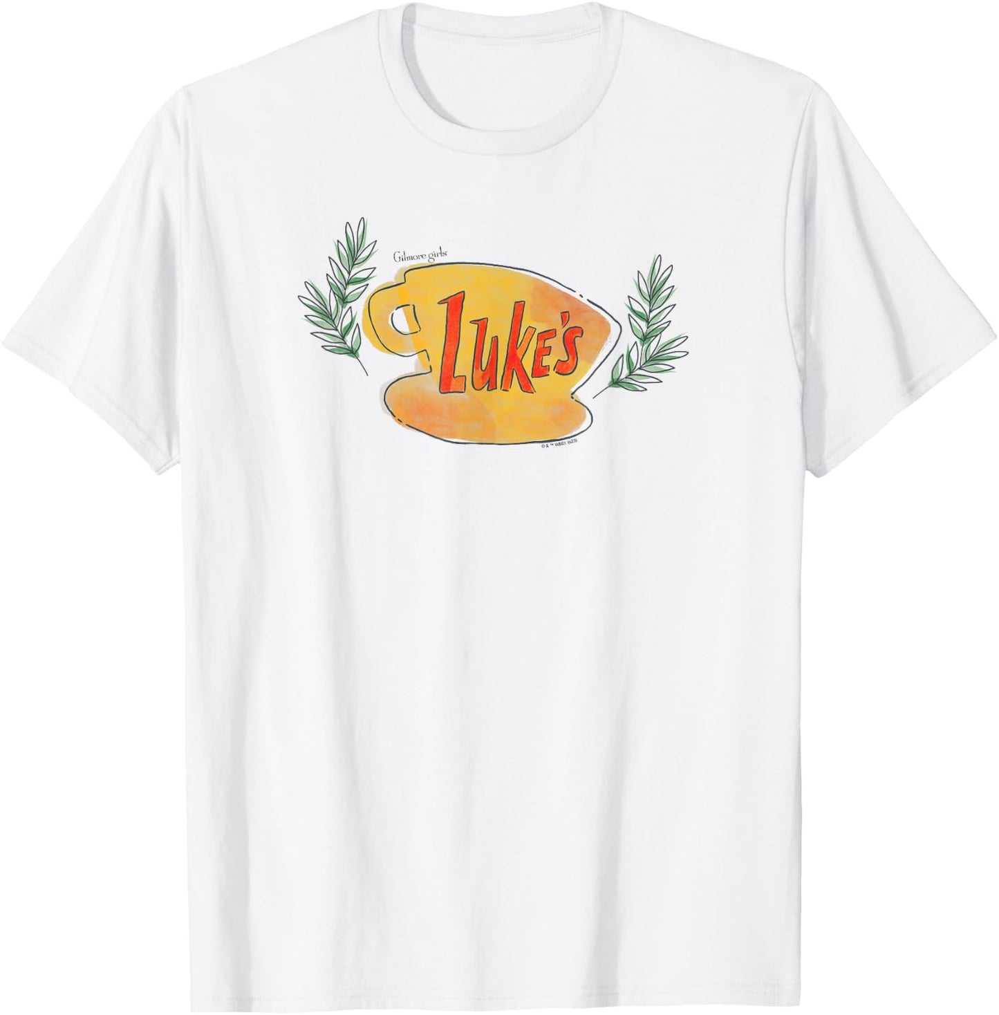 Gilmore Girls - Luke Coffee Cup T-Shirt - T-Shirt | White
