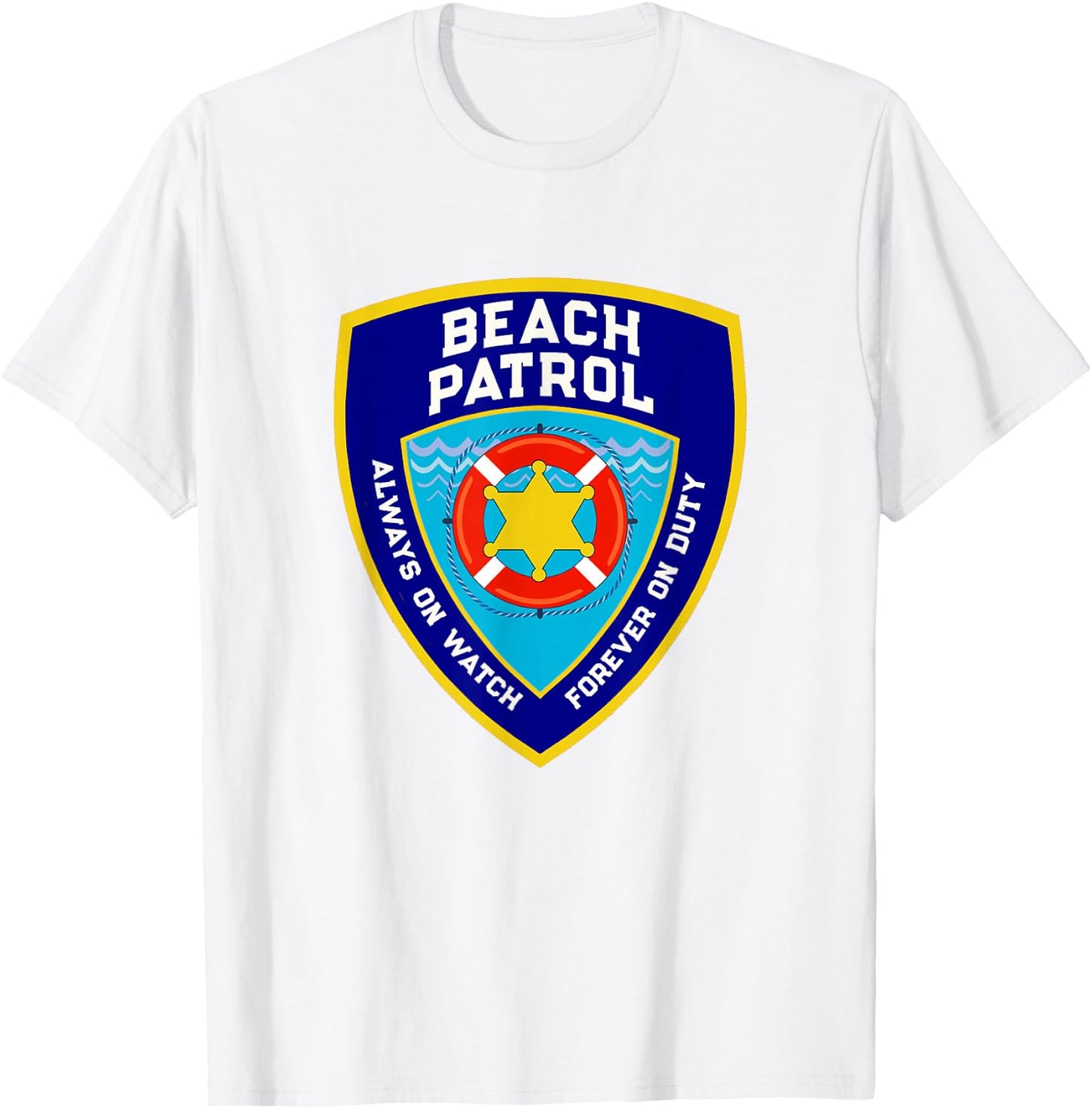Funny Beach Patrol Life Off to Vacay Mode On Duty Lifeguards T-Shirt - T-Shirt | White
