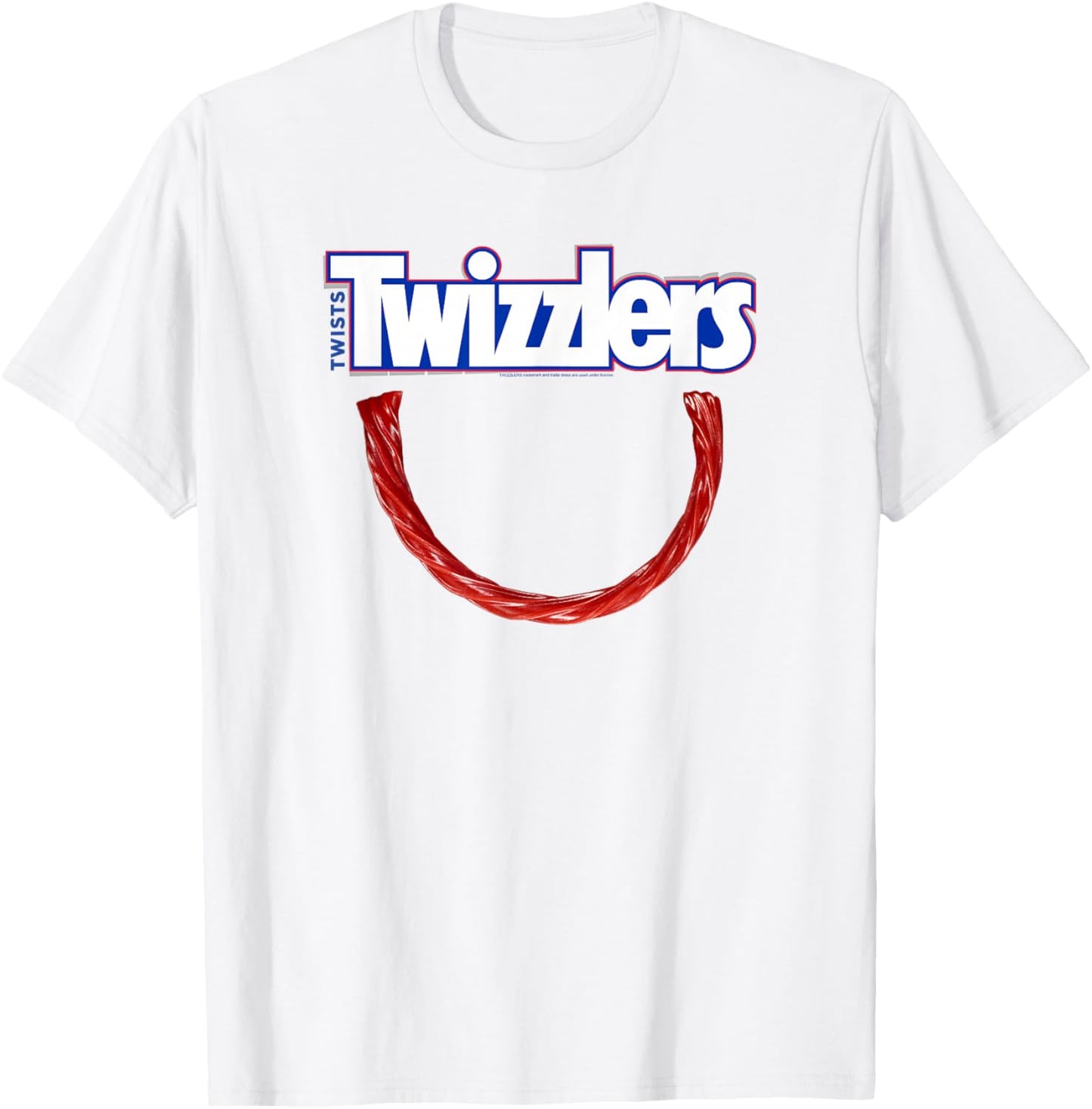 Twizzlers Happy Mood Smiley Candy Official Logo T-Shirt - T-Shirt | White