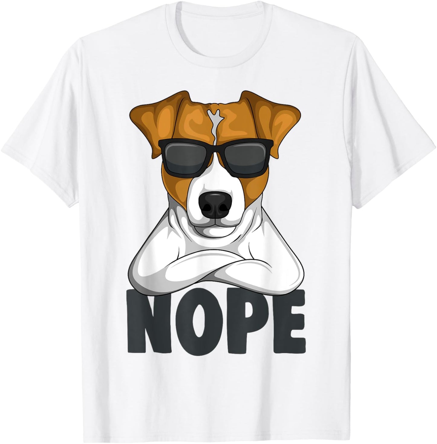 Stubborn Jack Russell Terrier Dog Men Women Girls Kids T-Shirt - T-Shirt | White
