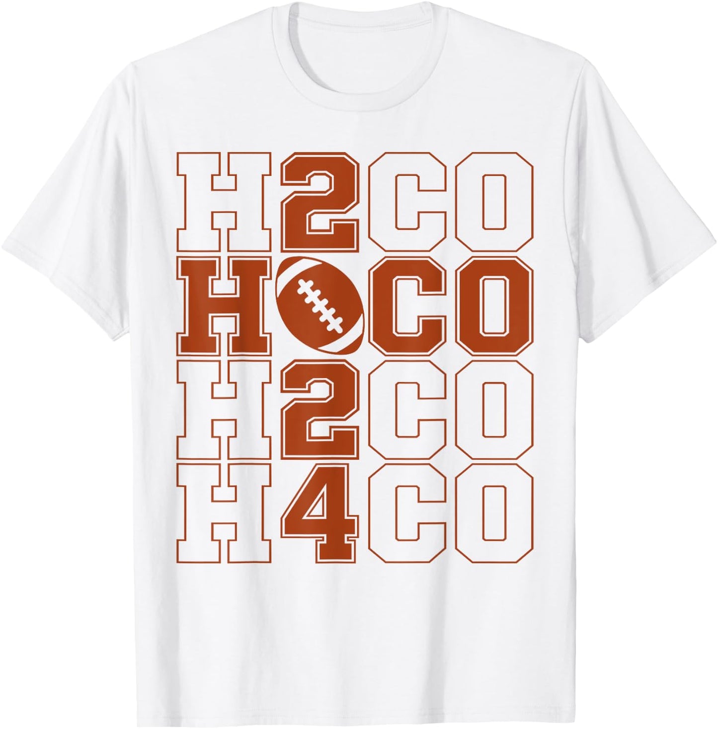 Hoco 2024 Football Funny Homecoming Football 2024 T-Shirt - T-Shirt | White