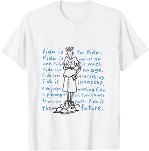 Fido Dido Mantra T-Shirt - T-Shirt | White