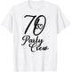 70 Party Crew, Matching Group, Women, 70th Birthday T-Shirt - T-Shirt | White
