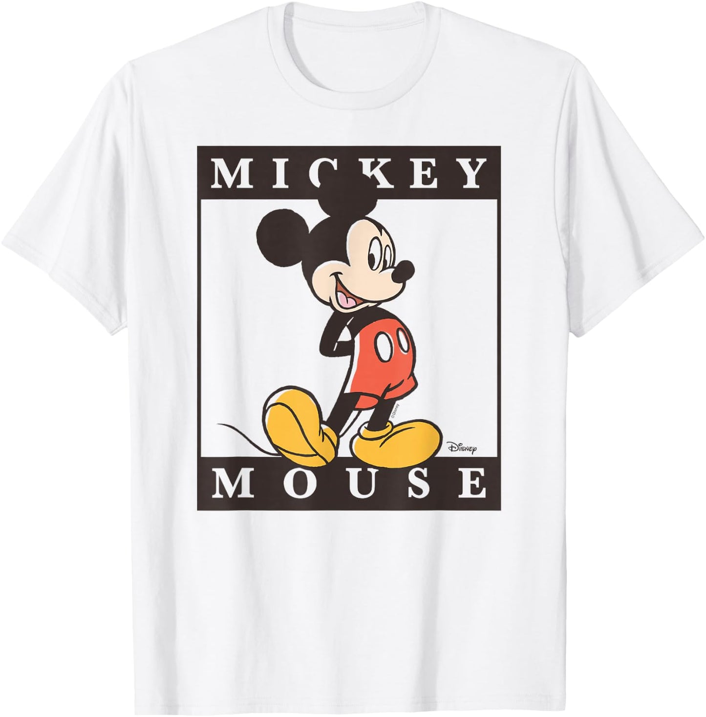 Mickey - Type Block T-Shirt - T-Shirt | White