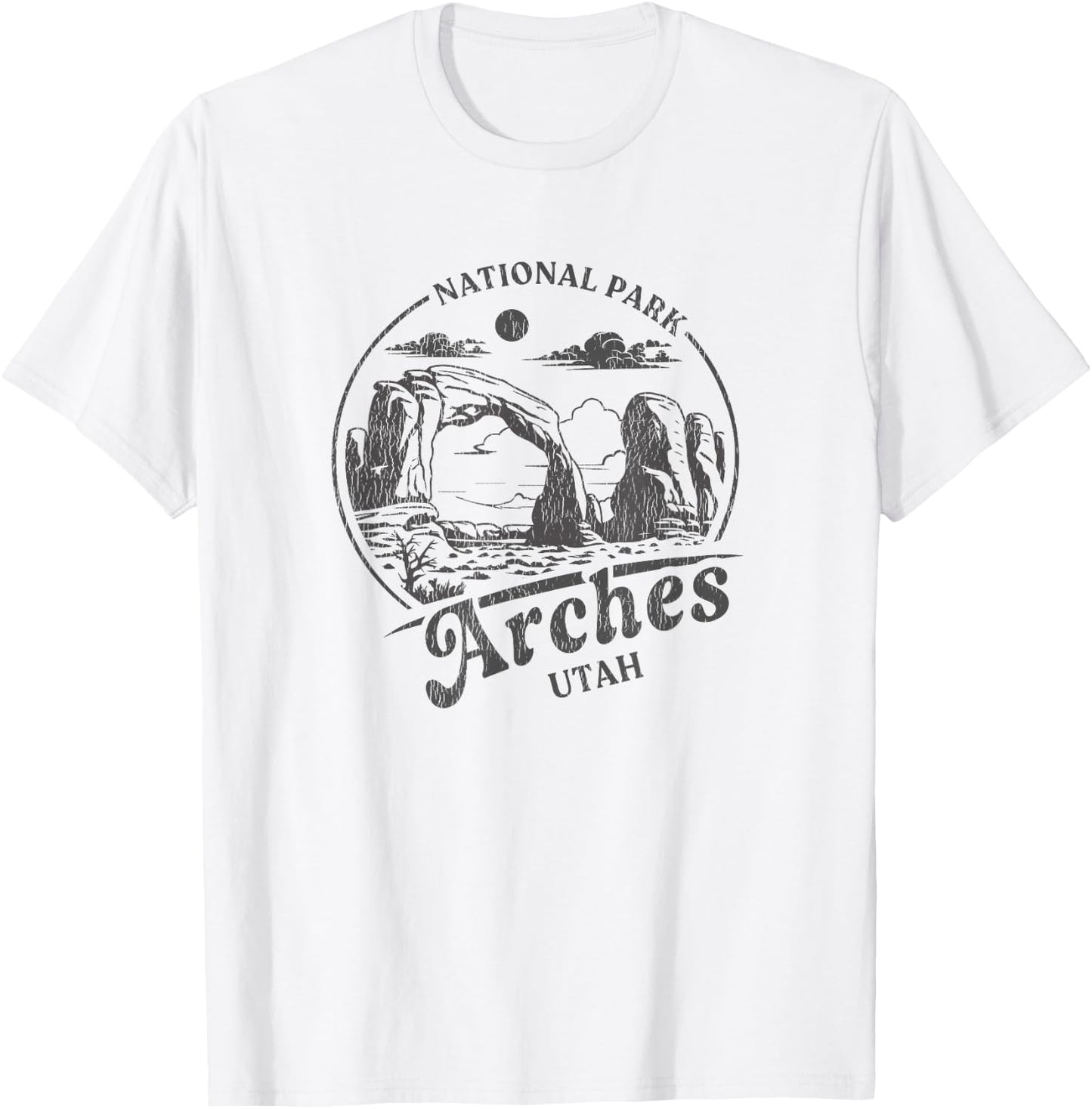 Arches Utah National Park T-Shirt - T-Shirt | White