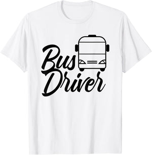 Bus Driver Job Busman Buses Operator T-Shirt - T-Shirt | White
