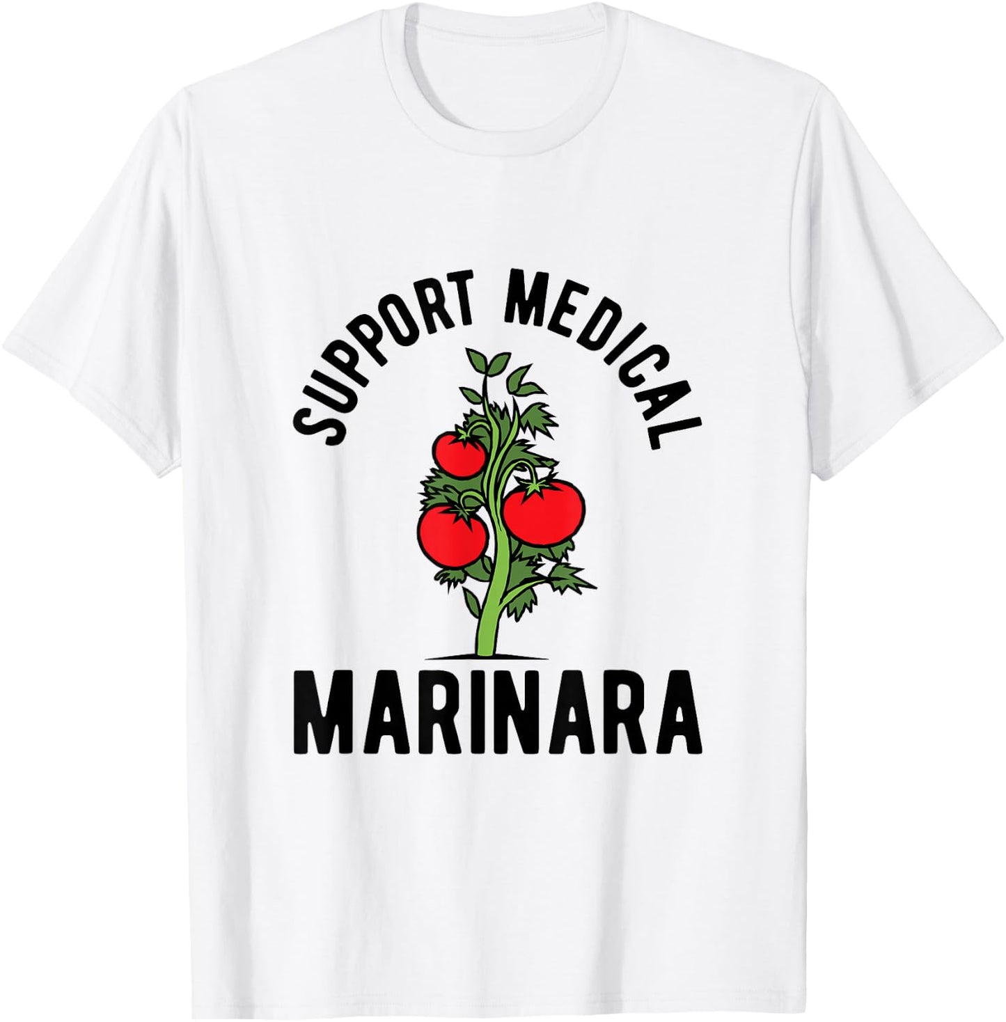 Support medical Marinara funny Italian pasta sauce T-Shirt - T-Shirt | White