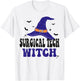 Surgical Tech Witch Halloween Funny Matching Group Costume T-Shirt - T-Shirt | White