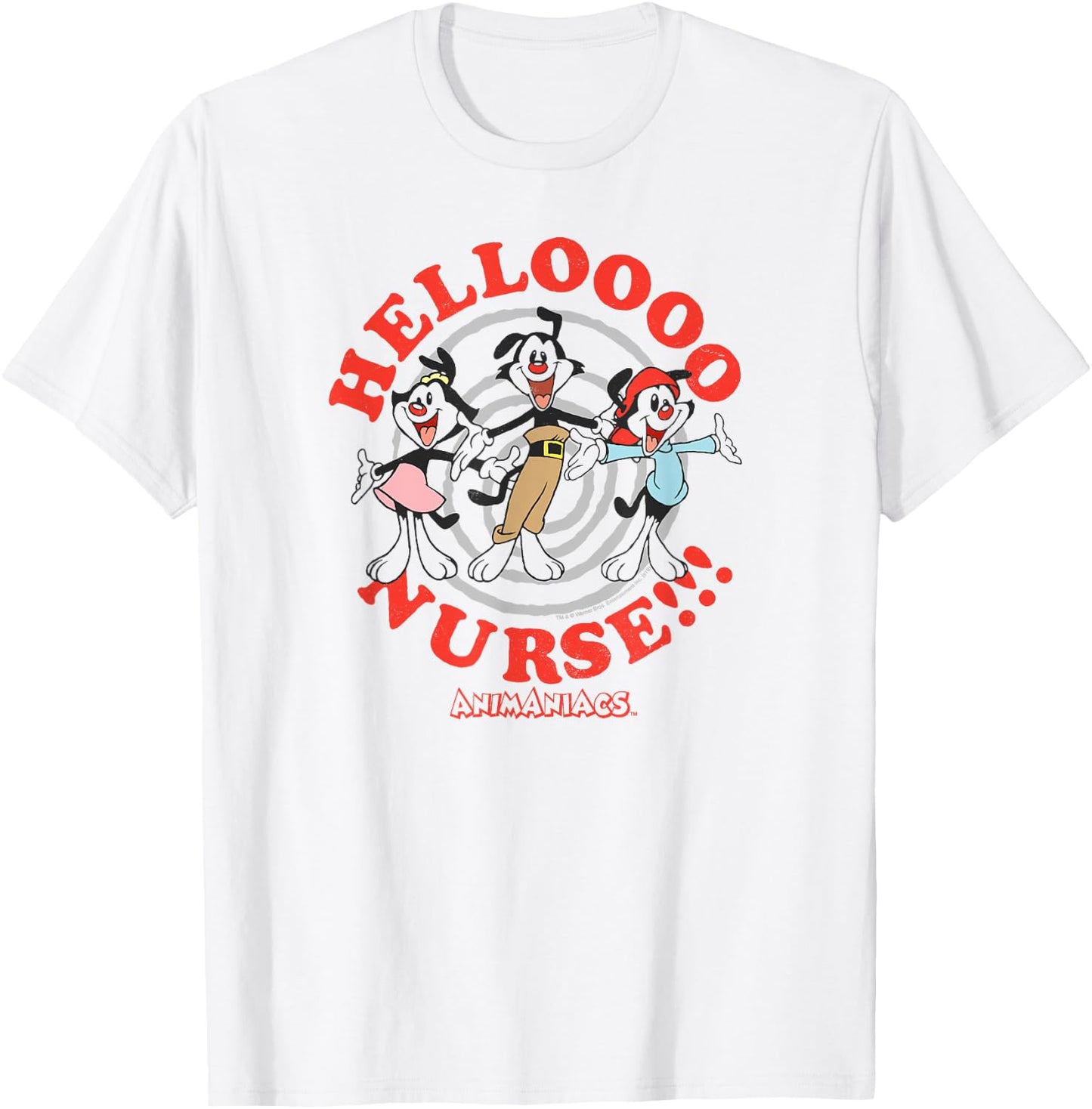 Animaniacs Hello Nurse T-Shirt - T-Shirt | White