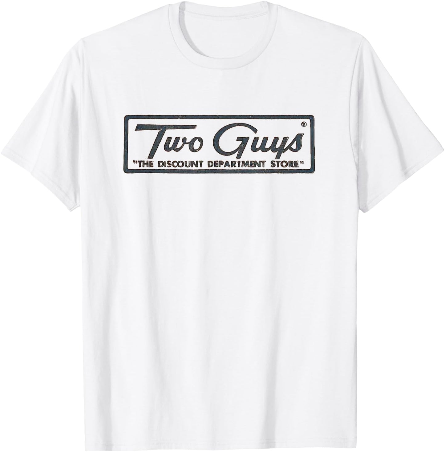 Two Guys Store Retro Vintage T-Shirt - T-Shirt | White