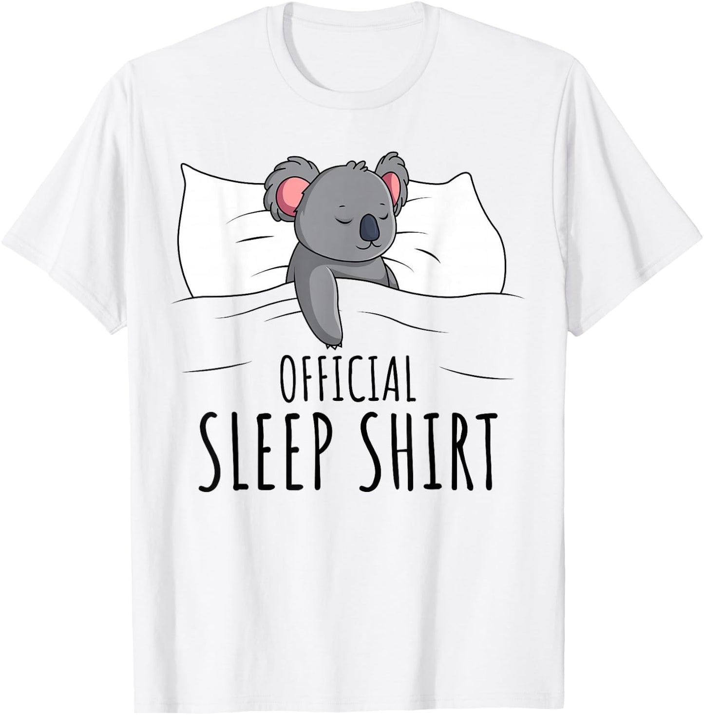 Official Sleep Shirt Koala Lover T-Shirt - T-Shirt | White
