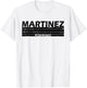 Martinez Surname Limited Edition Retro Vintage Style Sunset T-Shirt - T-Shirt | White