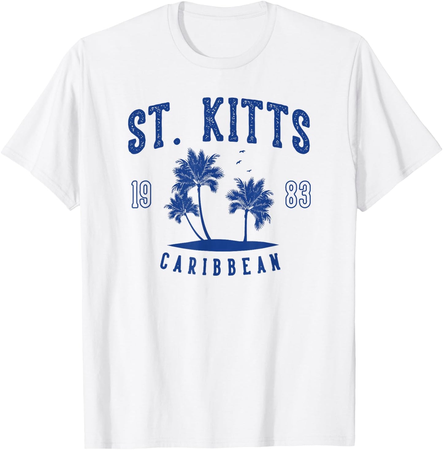 St. Kitts Caribbean T-Shirt - T-Shirt | White