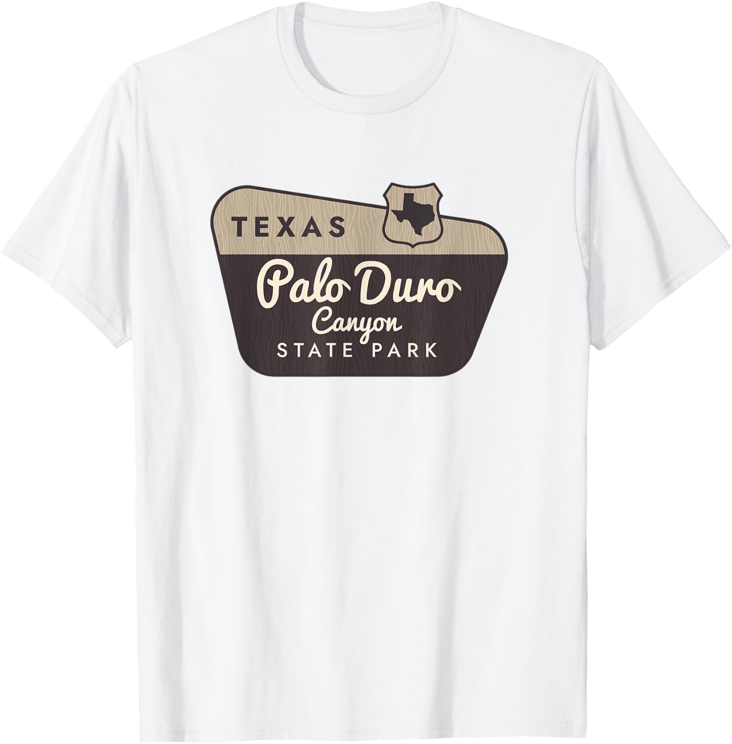 Palo Duro Canyon State Park Texas TX Welcome Sign Vacation T-Shirt - T-Shirt | White