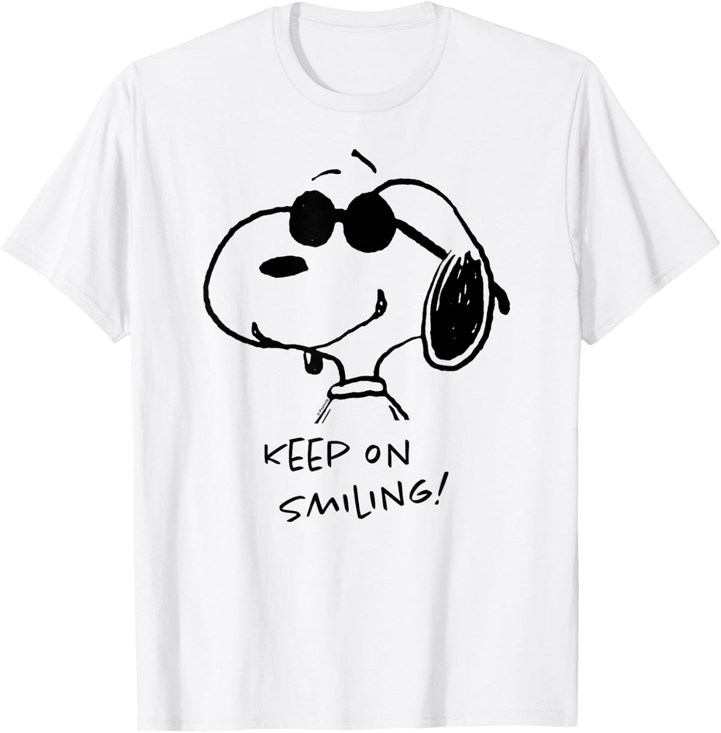 Peanuts - Cool Joe Keep On Smiling T-Shirt - T-Shirt | White
