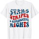 Stars Stripes Reproductive Rights America Flag T-Shirt - T-Shirt | White