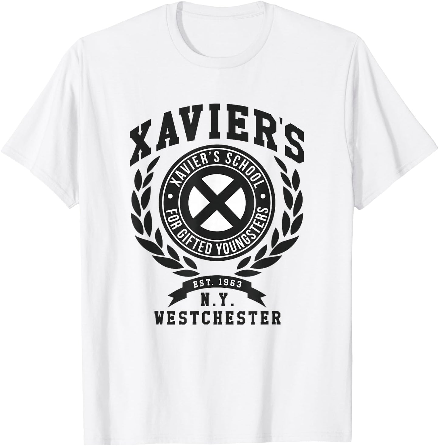 Marvel X-Men Xavier's School for Gifted Youngsters N.Y. Logo T-Shirt - T-Shirt | White