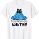 Funny I Wasn't Made For Winter - Cute Cat Coffee Animals Men Women T-Shirt - T-Shirt | White
