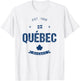 Holiday Vacation Quebec Travel Souvenirs Designs Quebec City Flag - Men's Classic Fit Short Sleeve - White - Small T-Shirt - T-Shirt | White