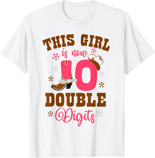 It's My 10th Birthday This Girl Is Now 10 Years Old Teengirl T-Shirt - T-Shirt | White